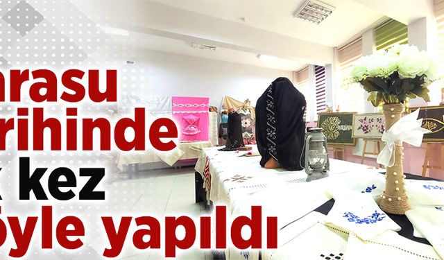 Karasu’da ilk kez böyle yapıldı