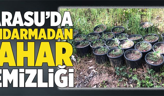 Karasu jandarmasından bahar temizliği