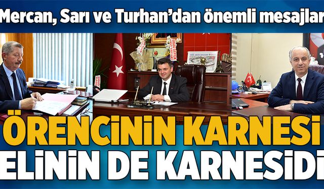 Öğrencinin karnesi, velinin de karnesidir