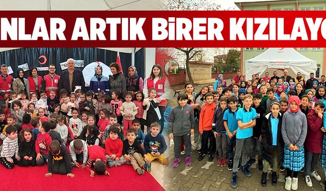 Onlar artık birer Kızılaycı