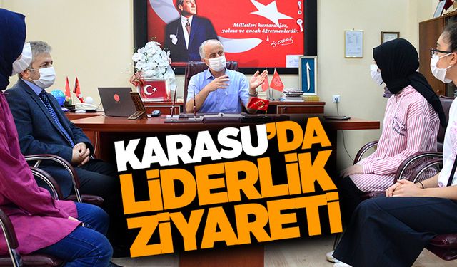 Karasu’da liderlik ziyareti