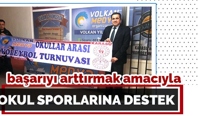 Okul sporlarına destek