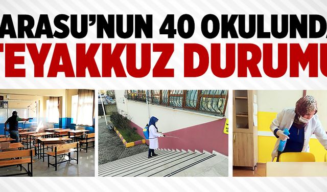 40 okul teyakkuza geçti