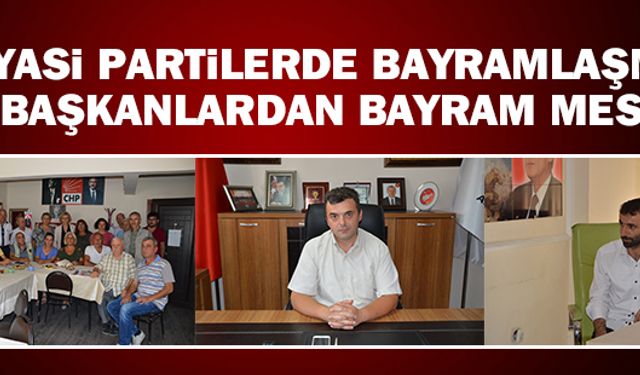 Siyasi partilerde bayramlaşma programı