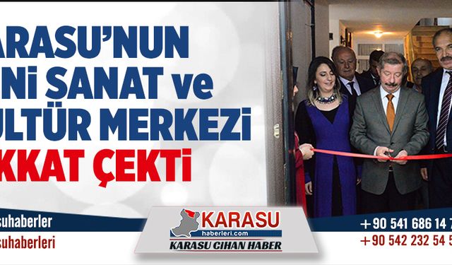 Karasu’nun yeni sanat merkezi