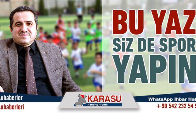 Bu yaz siz de spora başlayın