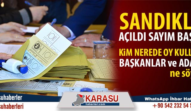 Karasu’da bir seçim böyle geçti