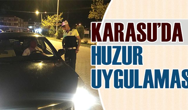 Karasu’da huzur uygulaması