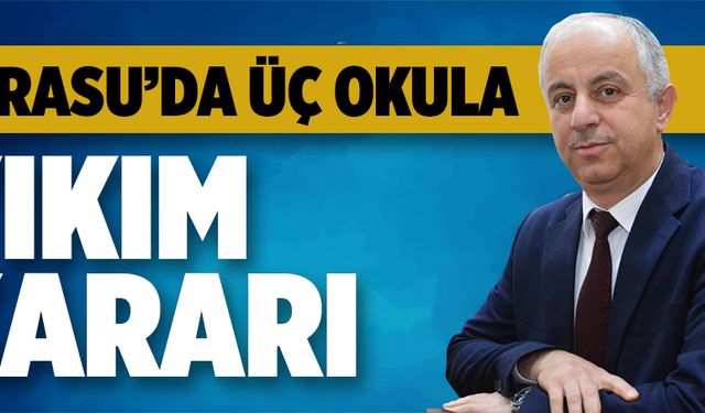 Karasu'da üç okula yıkım kararı