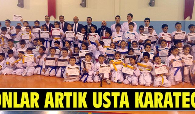 Onlar artık usta karateci