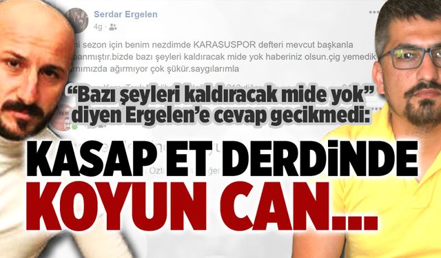 Kasap et derdinde, koyun can…