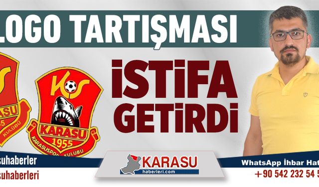 Logo tartışması istifa getirdi