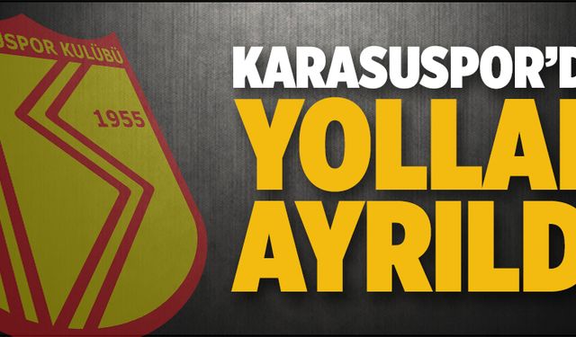 Karasuspor’da yollar ayrıldı