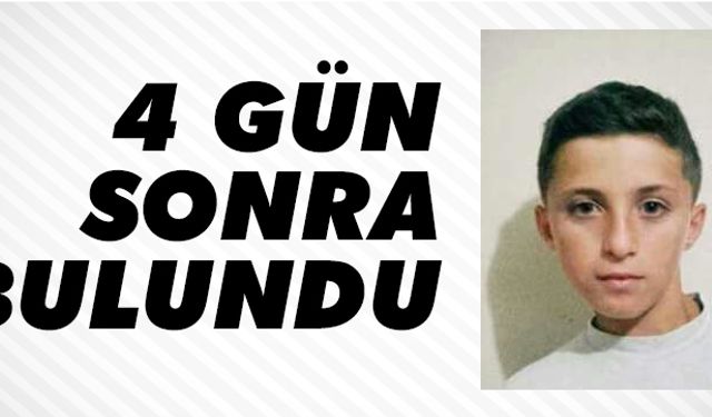 Küçük Emirhan, 4 gün sonra bulundu