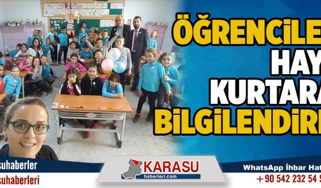 Öğrencilere kanseri anlattılar