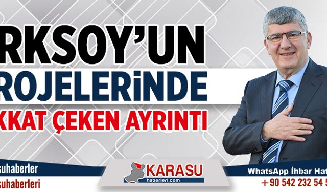 Erksoy, projelerini açıkladı