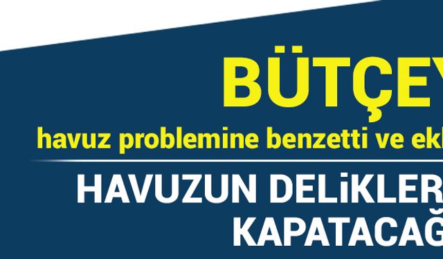 Havuzun deliklerini tıkayacağız