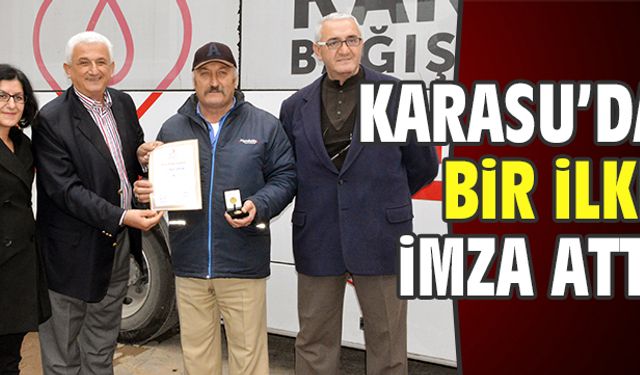 Karasu’da bir ilke imza attı