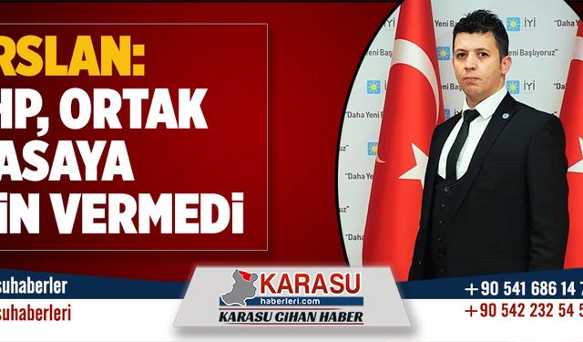 CHP, ortak masaya izin vermedi