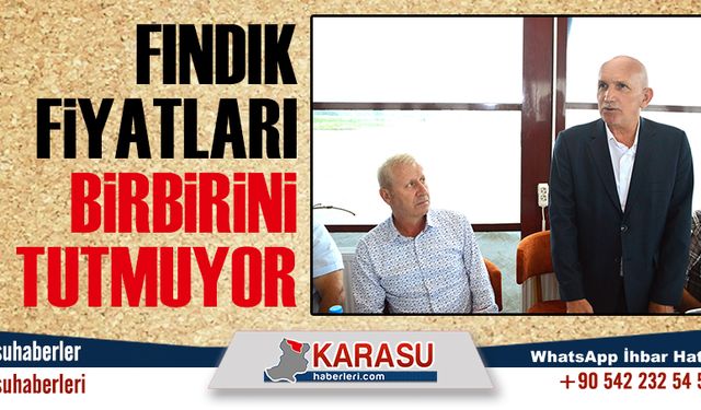 Fındık fiyatlar birbirini tutmuyor