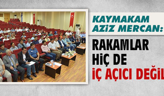 Mercan: Sayılar hiç de iç açıcı değil