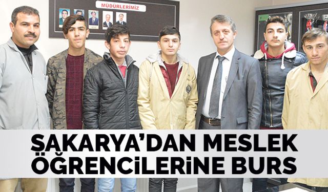 Sakarya’dan meslek öğrencilerine destek