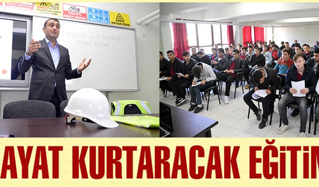 Hayat kurtaracak eğitim