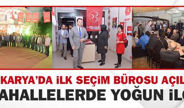 İlk seçim büroları açıldı