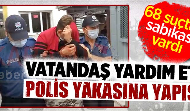 Vatandaş yardım etti, polis yakasına yapıştı