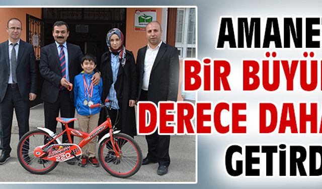 Amanet’ten bir büyük derece daha