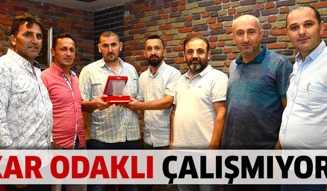 Çıkar odaklı çalışmıyoruz