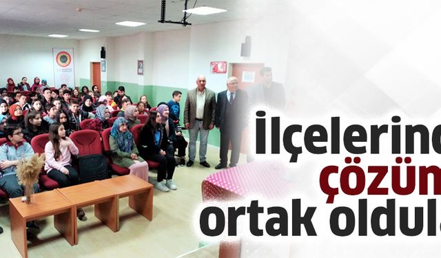 Çözüme ortak oldular