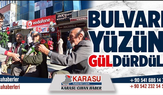 Bulvarın yüzünü gül’dürdüler