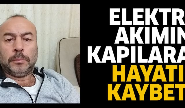 Elektrik akımına kapılarak hayatını kaybetti