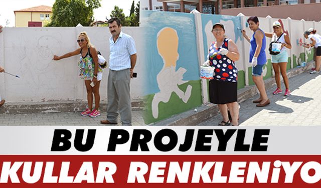 Bu projeyle okullar renkleniyor