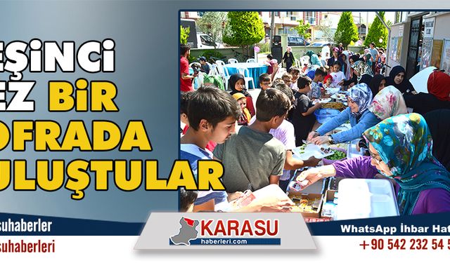 Beşinci kez bir sofrada buluşuldu