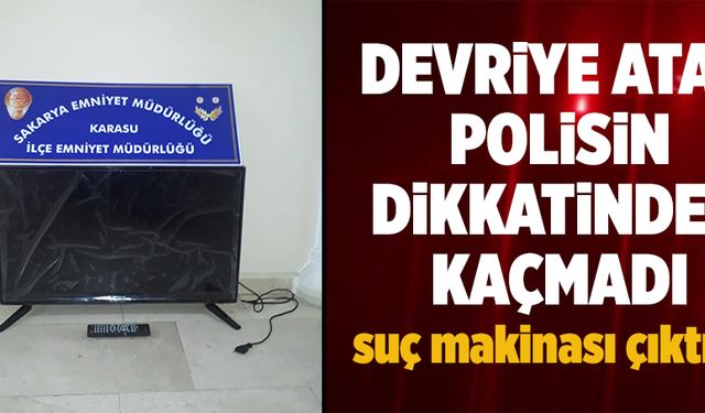 Devriye atan polisten kaçamadılar