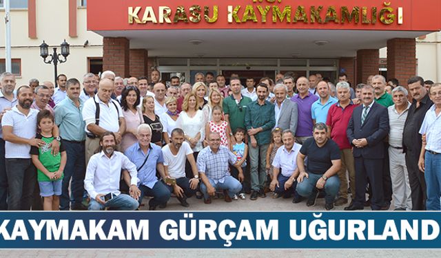 Gürçam, yeni görev yerine uğurlandı