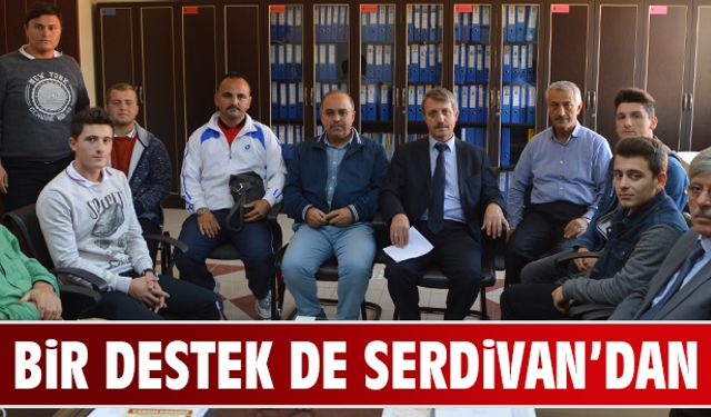 Serdivan'dan Kadir'e destek