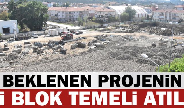 Beklenen projenin iki temeli atıldı