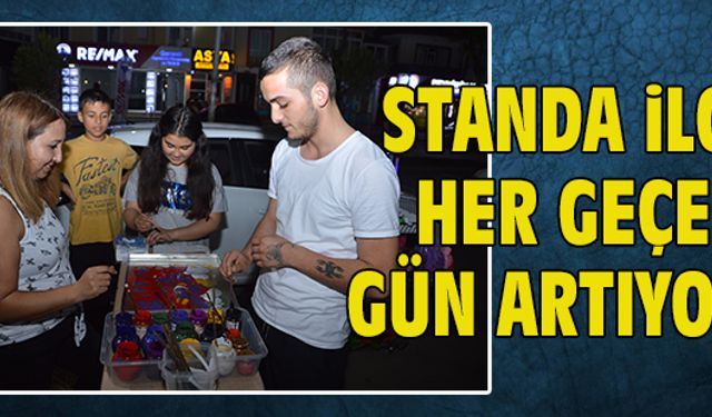 Standa ilgi her geçen gün artıyor