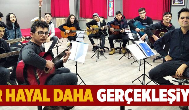 Bir hayal daha gerçekleşiyor