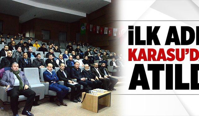 İlk adım Karasu’dan atıldı