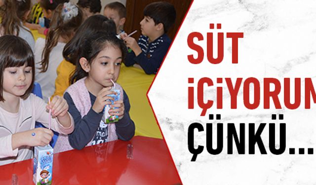 Süt içmek için sebepleri çok…