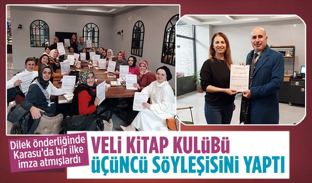 Fatih Sultan Mehmet Ortaokulu Veli Kitap Kulübü üçüncü söyleşisini yaptı