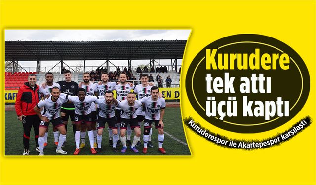 Kuruderespor üç puanın sahibi oldu