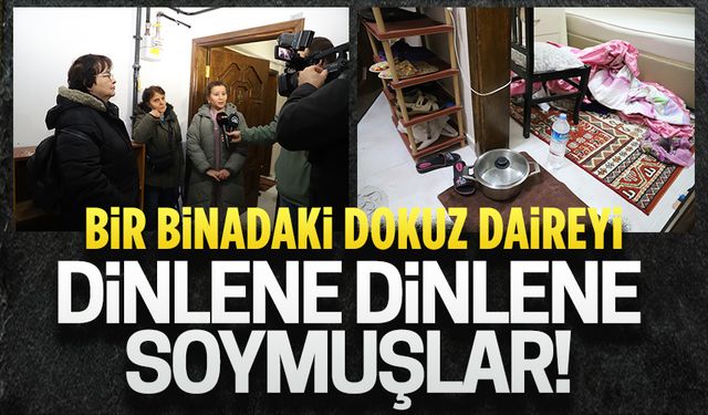 Karasu’da bir binadaki 9 daireyi birden soydular