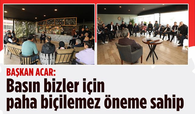 Acar’dan basına özel kahvaltı