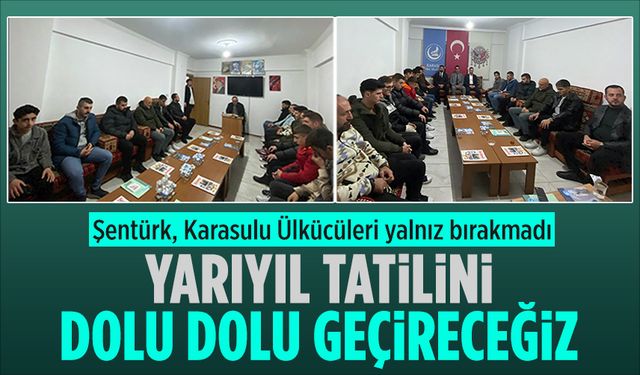 Şentürk, Karasulu Ülkücüleri yalnız bırakmadı