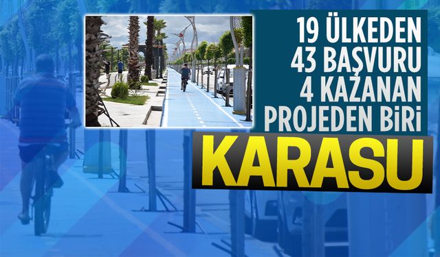 Uluslararası seçilen 4 projeden biri Karasu Belediyesi’nin projesi